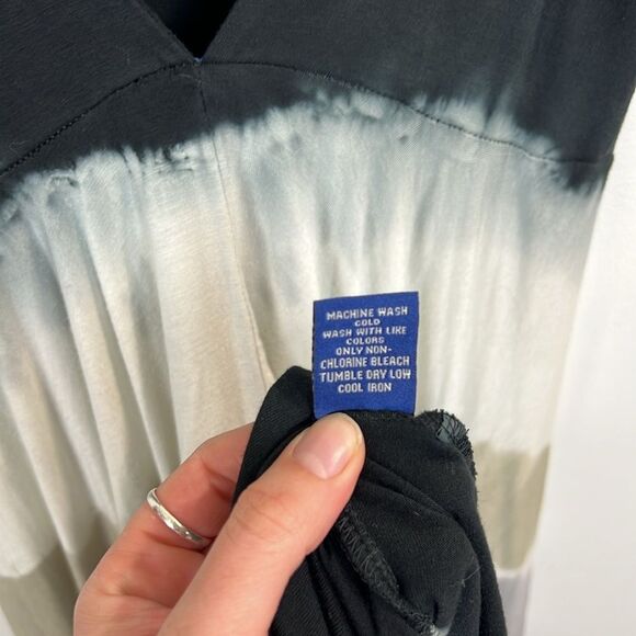 Ocean Drive Asymmetrical Fairy Tie Dye Low Back Spaghettietti Strap Dress Large - Picture 13 of 13